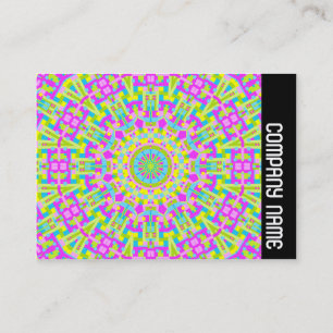 Carte De Visite Bande latérale - Kaleidoscope coloré 05