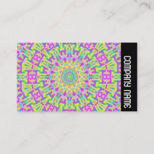 Carte De Visite Bande latérale - Kaleidoscope coloré 05