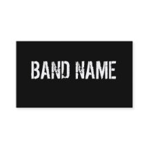 Bande noire et blanche moderne faite sur commande