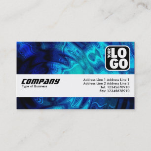 Carte De Visite Bande Texture (Logo) - Bain Romain