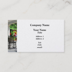 Carte De Visite Banlieues - Porche avec Fauteuil à Bascule et Géra