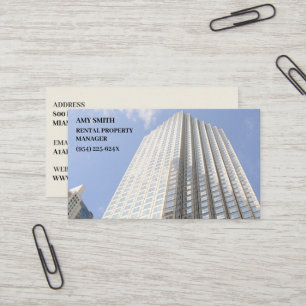 Carte De Visite Banquier immobilier/financier