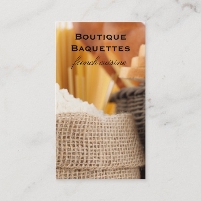 Carte De Visite Baquette (Devant)