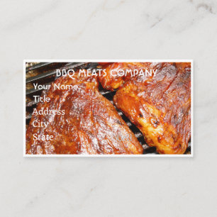 Carte De Visite Barbecue Fumoir