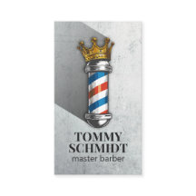 Barber Hair Shop Royal Crown Barber Pole Code QR