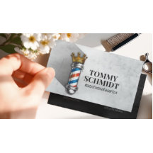 Barber Hair Shop Royal Crown Barber Pole Code QR