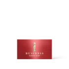 Barber Shop Modern Red & Gold Hair Stylist