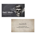 Barber Skull Barbershop Chalkboard Liste de cheveu