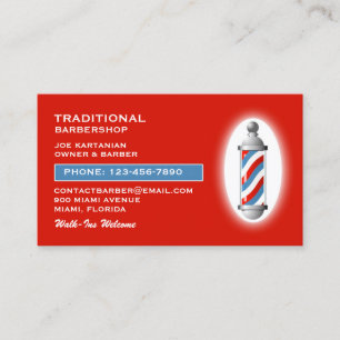 Carte de visite Barbershop