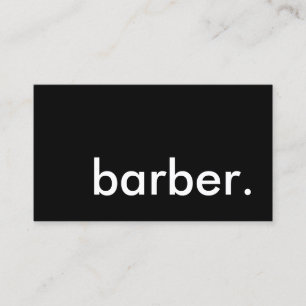 Carte De Visite barbier.