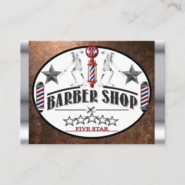 Carte De Visite barbier (Devant)