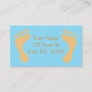 Carte De Visite Barefoot Beach Bum Thunder_Cove