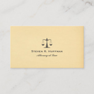 Carte De Visite Barème de la justice pour les avocats Vintages
