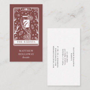 Carte De Visite Barista mystique Tarot