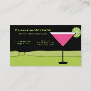 Carte De Visite Barman/propriétaire de bar