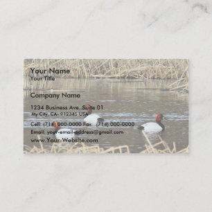 Carte De Visite Barrage de Canvasback