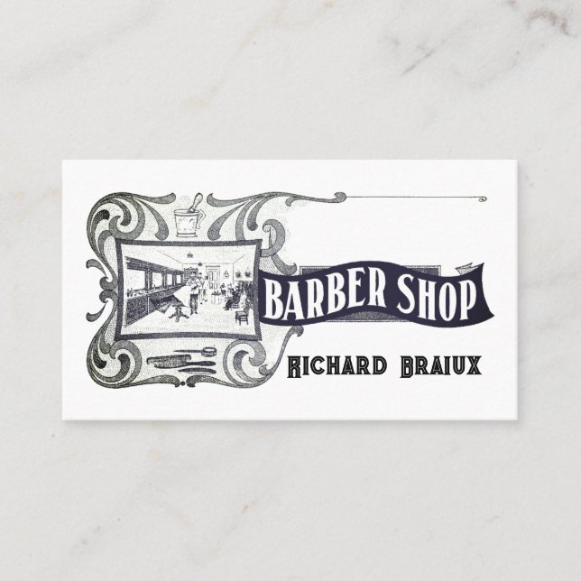 Carte De Visite Barre blanche noire moderne professionnelle (Devant)