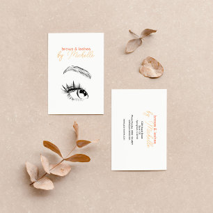 Carte De Visite Barre de courroie Microblading Extensions de courr