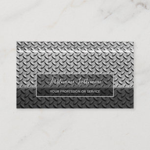 Carte De Visite Barrière de surface de plaque en diamant abstrait