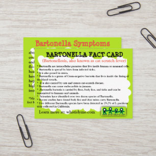 Carte De Visite Bartonella Fact