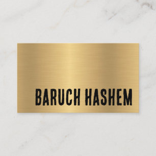 Carte de visite Baruch Hashem
