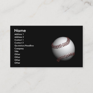 Carte De Visite base-ball