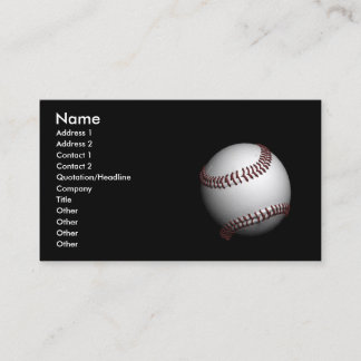 Carte De Visite base-ball