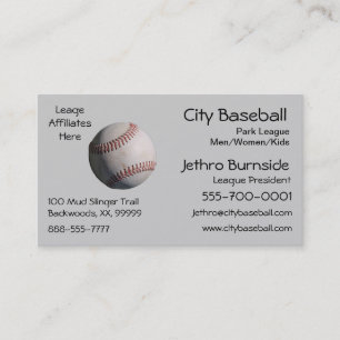 Carte De Visite Baseball