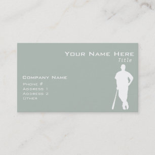 Carte De Visite Baseball Ash Grey