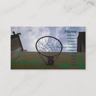 Carte De Visite Basket-ball