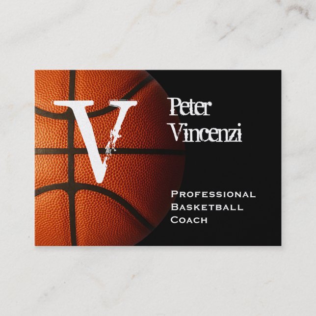 Carte De Visite Basket-ball (Devant)