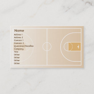 Carte De Visite Basket-ball - affaires