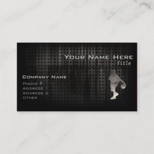 Carte De Visite Basket-ball grunge