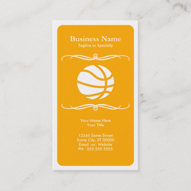 Carte De Visite basketball (Devant)