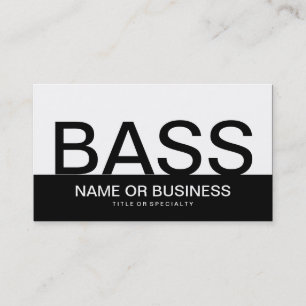 Carte De Visite BASS gras