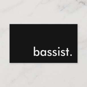Carte De Visite bassiste.