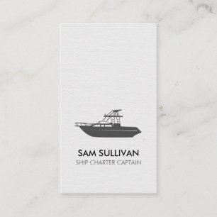Carte De Visite Bateau Charte Pêche