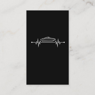 Carte De Visite  Bateau Heartbeat Speed Boating Captain