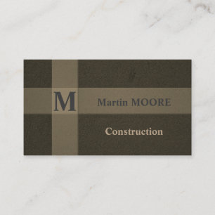 Carte De Visite Bâtiment en béton de construction à surface dur