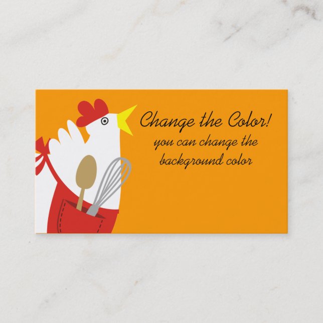 Carte De Visite Batteries de cuisine faites sur commande de (Devant)