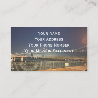 Carte de visite Bay Bridge de San Francisco