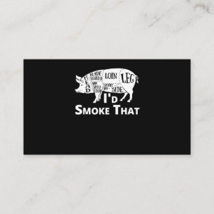 Carte De Visite BBQ   BBQ Grill Cochon Porc Id Fumer Que Cadeaux H