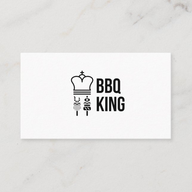 CARTE DE VISITE BBQ KING (Devant)