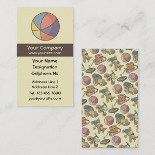 Carte De Visite Beach Ball