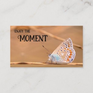 Carte De Visite Beau papillon avec citation motivante