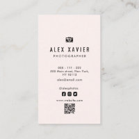beau photographe moderne code QR