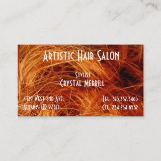 Carte De Visite Beauté de styliste de salon de coiffure