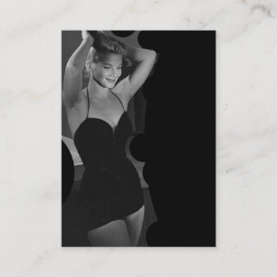 Carte De Visite Beauté des maillots de bain Vintages et élégant