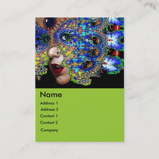 Carte De Visite Beauté EPHÉMÉRALE, Mode, Cosmétique, Artiste maqui (Devant)