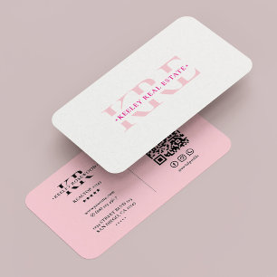 Carte De Visite Beauté esthétique Pastel rose moderne